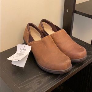 L.L. Bean Slip On Leather Shoes